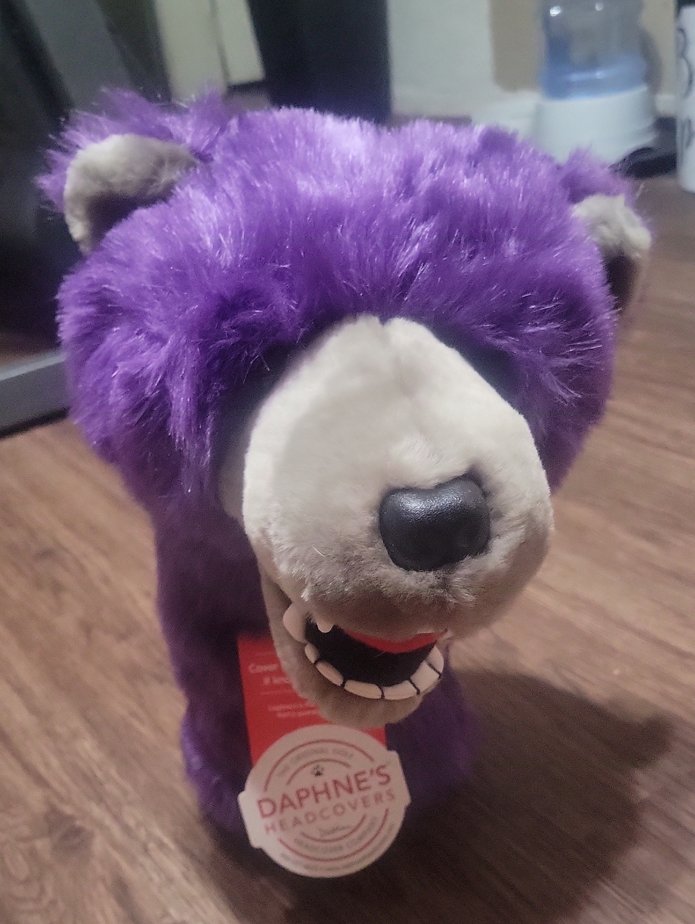 Daphne's Plush Purple Bear Golf Headcover